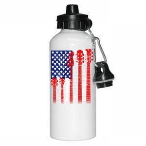 USA Guitar Aluminum Water Bottle