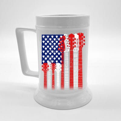 USA Guitar Beer Stein