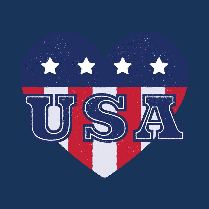 USA Heart Visor