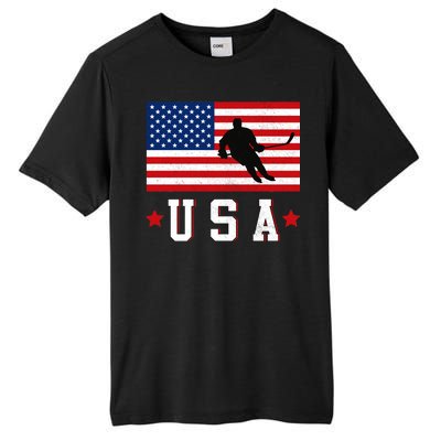 USA Hockey Winter Sports Games Tall Fusion ChromaSoft Performance T-Shirt