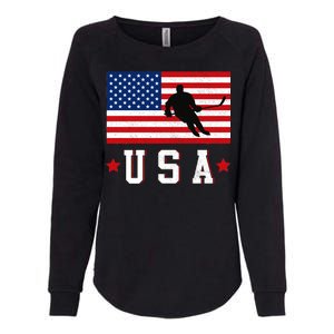 USA Hockey Winter Sports Games Womens California Wash Sweatshirt