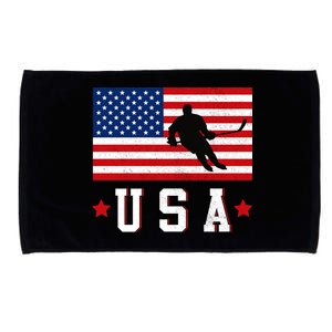 USA Hockey Winter Sports Games Microfiber Hand Towel