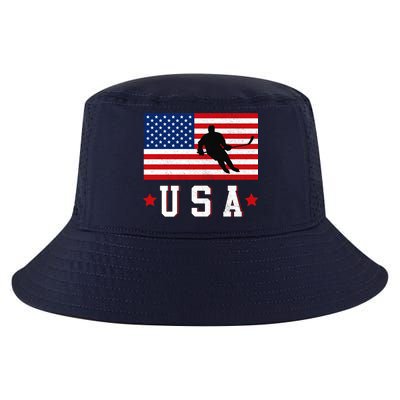 USA Hockey Winter Sports Games Cool Comfort Performance Bucket Hat