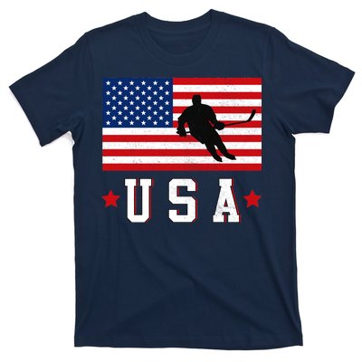 USA Hockey Winter Sports Games T-Shirt