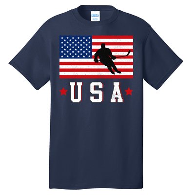 USA Hockey Winter Sports Games Tall T-Shirt