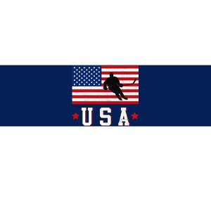 USA Hockey Winter Sports Games Bumper Sticker