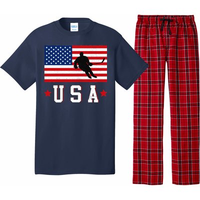 USA Hockey Winter Sports Games Pajama Set