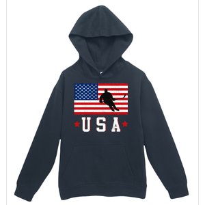 USA Hockey Winter Sports Games Urban Pullover Hoodie