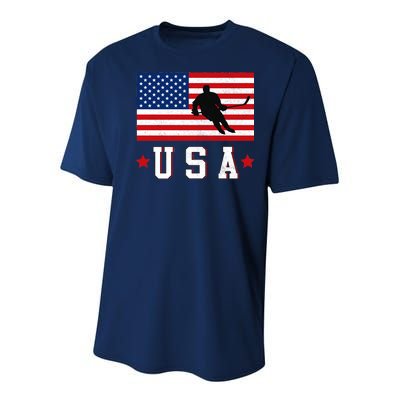 USA Hockey Winter Sports Games Youth Performance Sprint T-Shirt