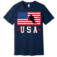 USA Hockey Winter Sports Games Premium T-Shirt