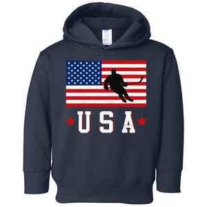 USA Hockey Winter Sports Games Toddler Hoodie