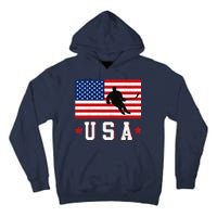 USA Hockey Winter Sports Games Tall Hoodie