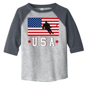 USA Hockey Winter Sports Games Toddler Fine Jersey T-Shirt