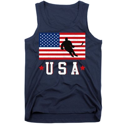 USA Hockey Winter Sports Games Tank Top