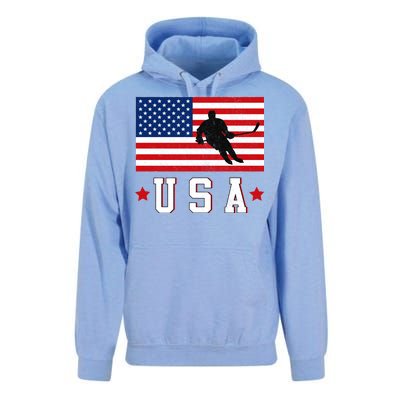 USA Hockey Winter Sports Games Unisex Surf Hoodie