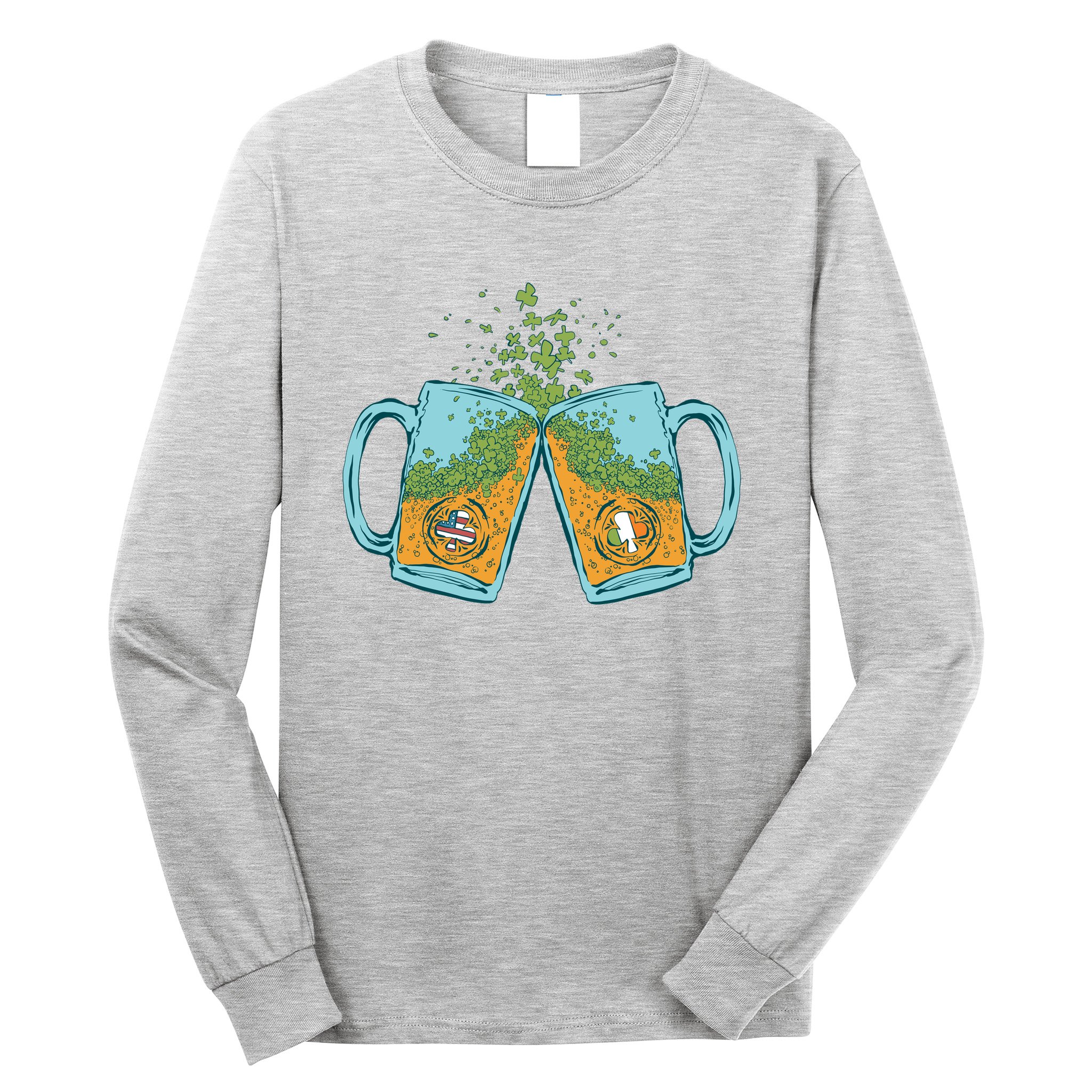 USA Irish Beer Long Sleeve Shirt