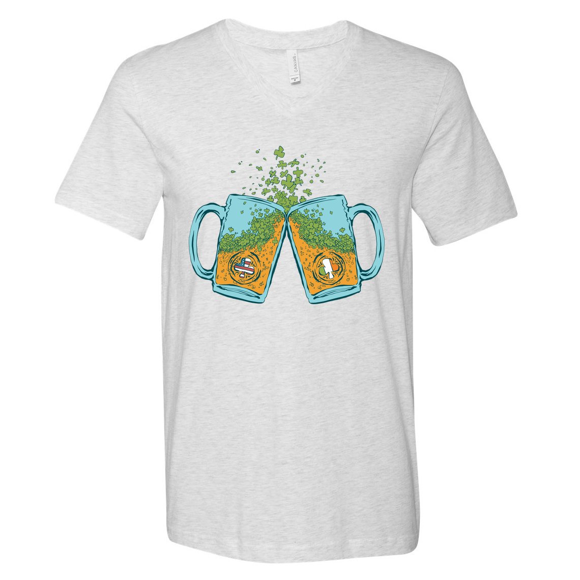 USA Irish Beer V-Neck T-Shirt