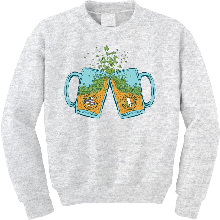 USA Irish Beer Kids Sweatshirt