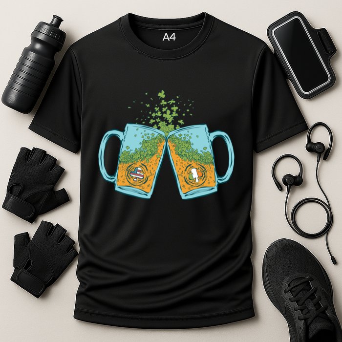 USA Irish Beer Cooling Performance Crew T-Shirt