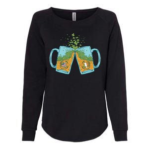 USA Irish Beer Womens California Wash Sweatshirt