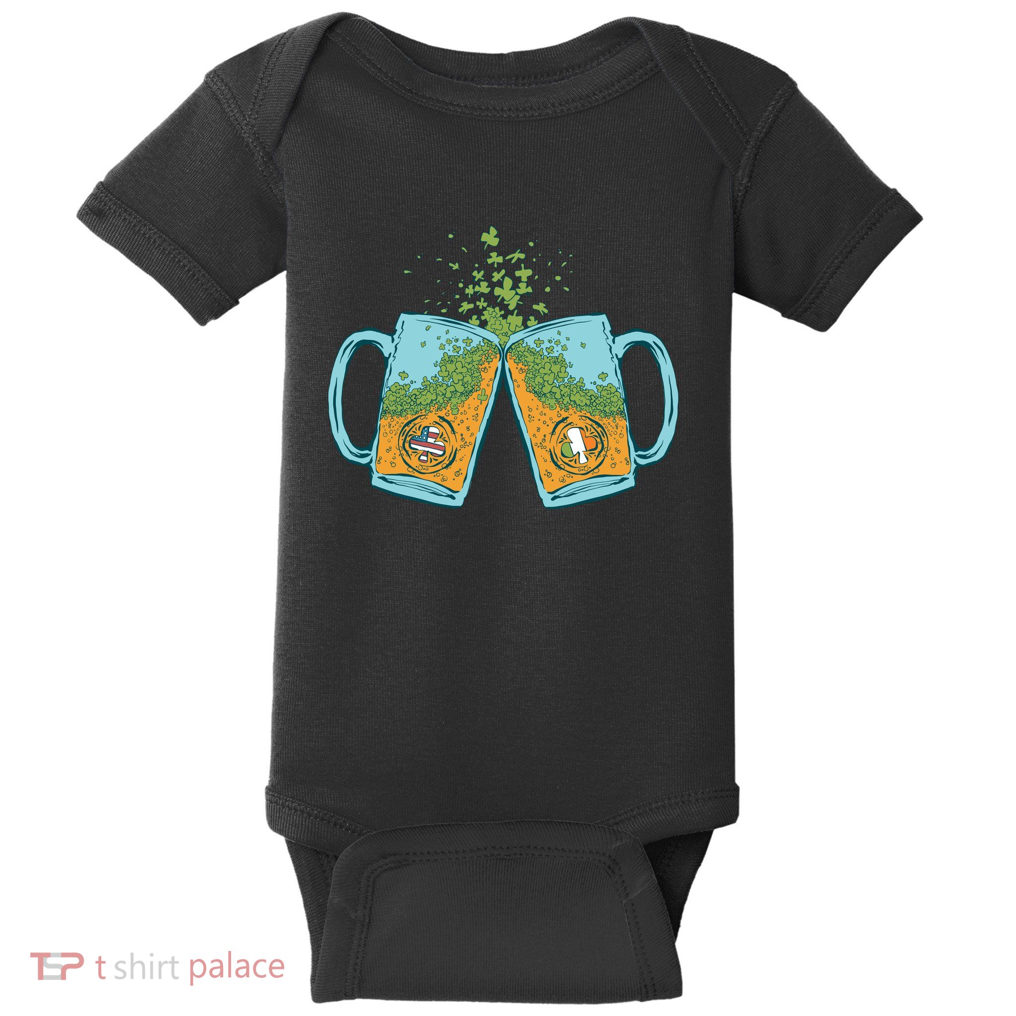 USA Irish Beer Baby Bodysuit