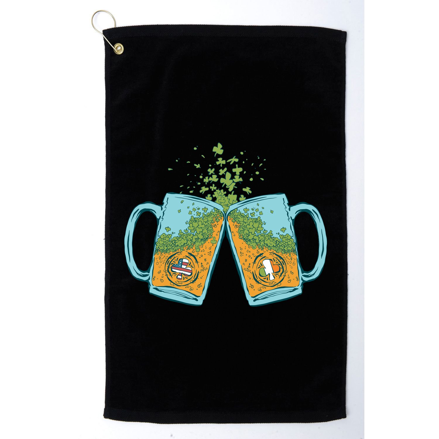 USA Irish Beer Golf Towel