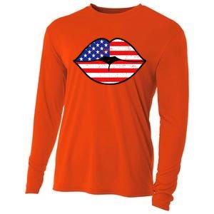 USA Lips Cooling Performance Long Sleeve Crew