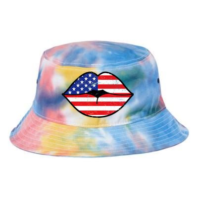 USA Lips Tie Dye Newport Bucket Hat