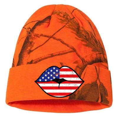 USA Lips Kati Licensed 12" Camo Beanie