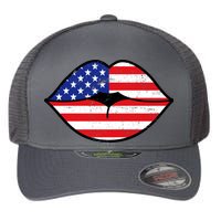 USA Lips Flexfit Unipanel Trucker Cap