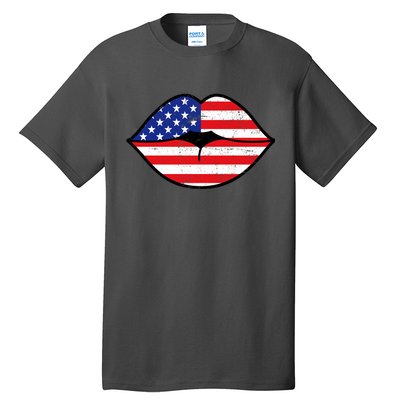 USA Lips Tall T-Shirt