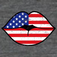 USA Lips Flatbill Hat