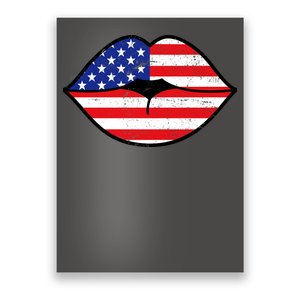 USA Lips Poster