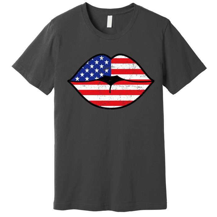 USA Lips Premium T-Shirt