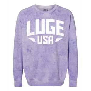 USA Luge Team Colorblast Crewneck Sweatshirt