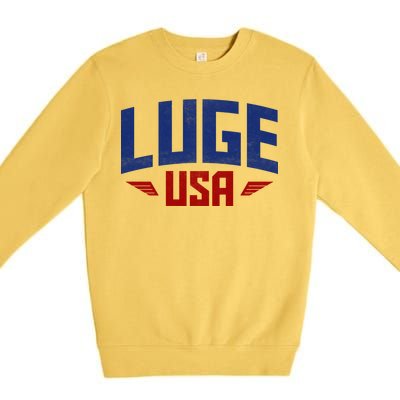 USA Luge Team Premium Crewneck Sweatshirt