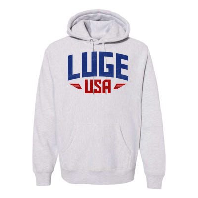 USA Luge Team Premium Hoodie