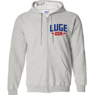 USA Luge Team Full Zip Hoodie