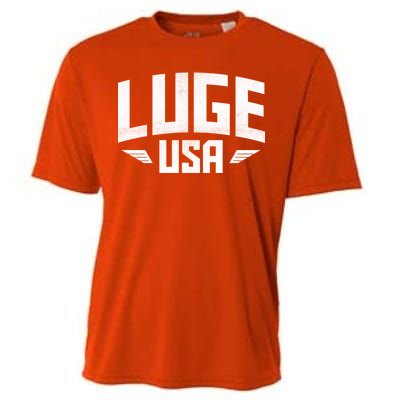 USA Luge Team Cooling Performance Crew T-Shirt