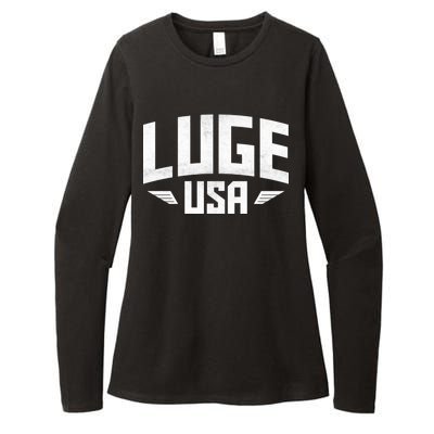 USA Luge Team Womens CVC Long Sleeve Shirt