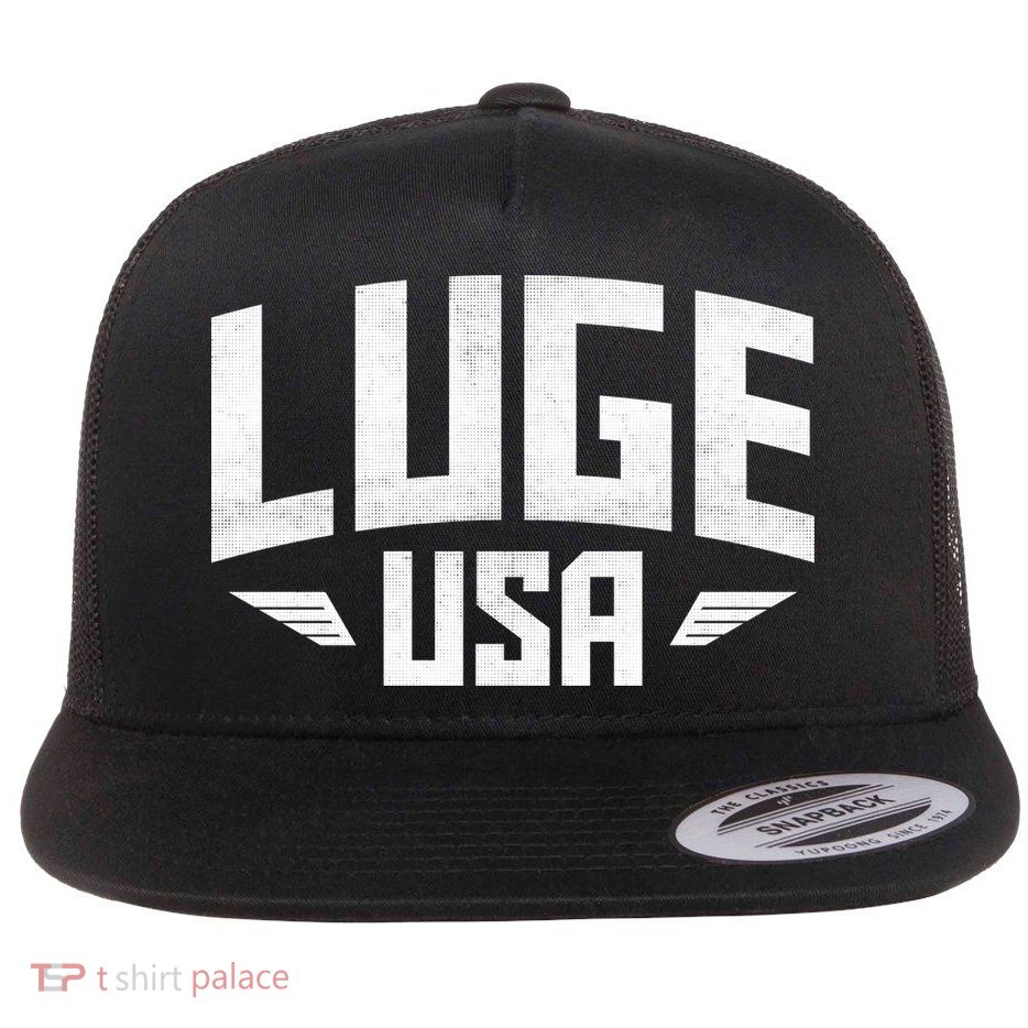 USA Luge Team Flat Bill Trucker Hat