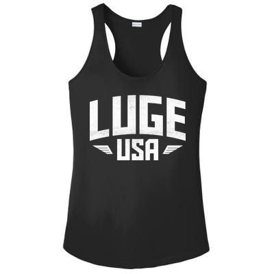 USA Luge Team Ladies PosiCharge Competitor Racerback Tank