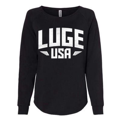 USA Luge Team Womens California Wash Sweatshirt