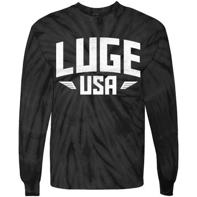 USA Luge Team Tie-Dye Long Sleeve Shirt