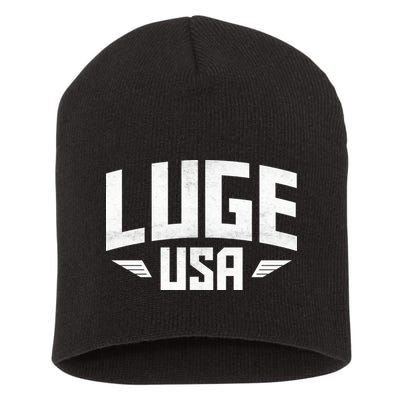 USA Luge Team Short Acrylic Beanie
