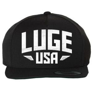 USA Luge Team Wool Snapback Cap