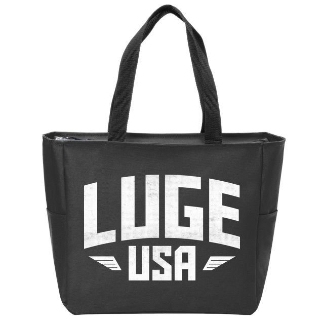 USA Luge Team Zip Tote Bag