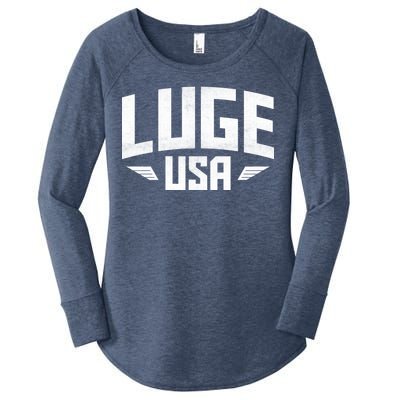 USA Luge Team Women's Perfect Tri Tunic Long Sleeve Shirt