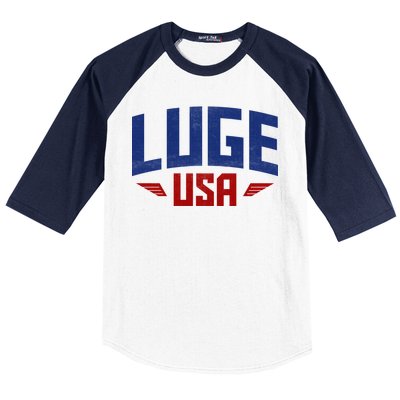 USA Luge Team Baseball Sleeve Shirt