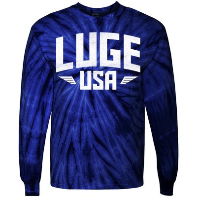 USA Luge Team Tie-Dye Long Sleeve Shirt